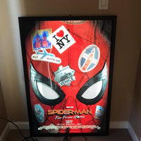 3-Pack "World Famous" 27x40 LED Glowbox Light Box Poster Frames