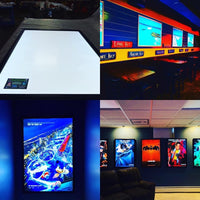 6-PACK Glowbox "World Famous" LED Poster Frames