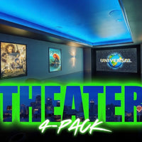 4-PACK Glowbox "World Famous" LED Poster Frames