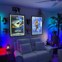 1 Qty Glowbox "World Famous" LED Poster Frame - Select Poster Size: