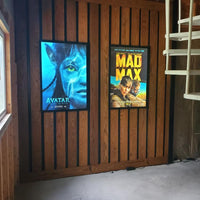 1) Glowbox "World Famous" LED Poster Frame - Select size here: