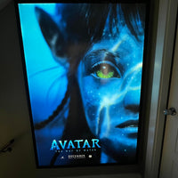 1 Qty Glowbox "World Famous" LED Poster Frame - Select Poster Size: