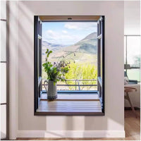 FAUX LED Window Frame - Select Graphic Print Size:
