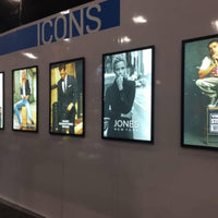 2-PACK Glowbox "World Famous" LED Poster Frames