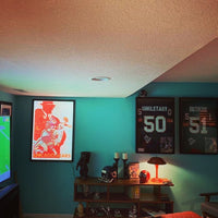 1) Glowbox "World Famous" LED Poster Frame - Select size here: