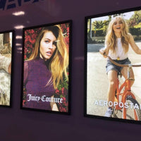 2-PACK Glowbox "World Famous" LED Poster Frames - Made in the USA