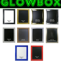1) Glowbox "World Famous" LED Poster Frame - Select size here: