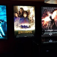 2-PACK Glowbox "World Famous" LED Poster Frames
