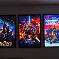 3-PACK Glowbox "World Famous" LED Poster Frames