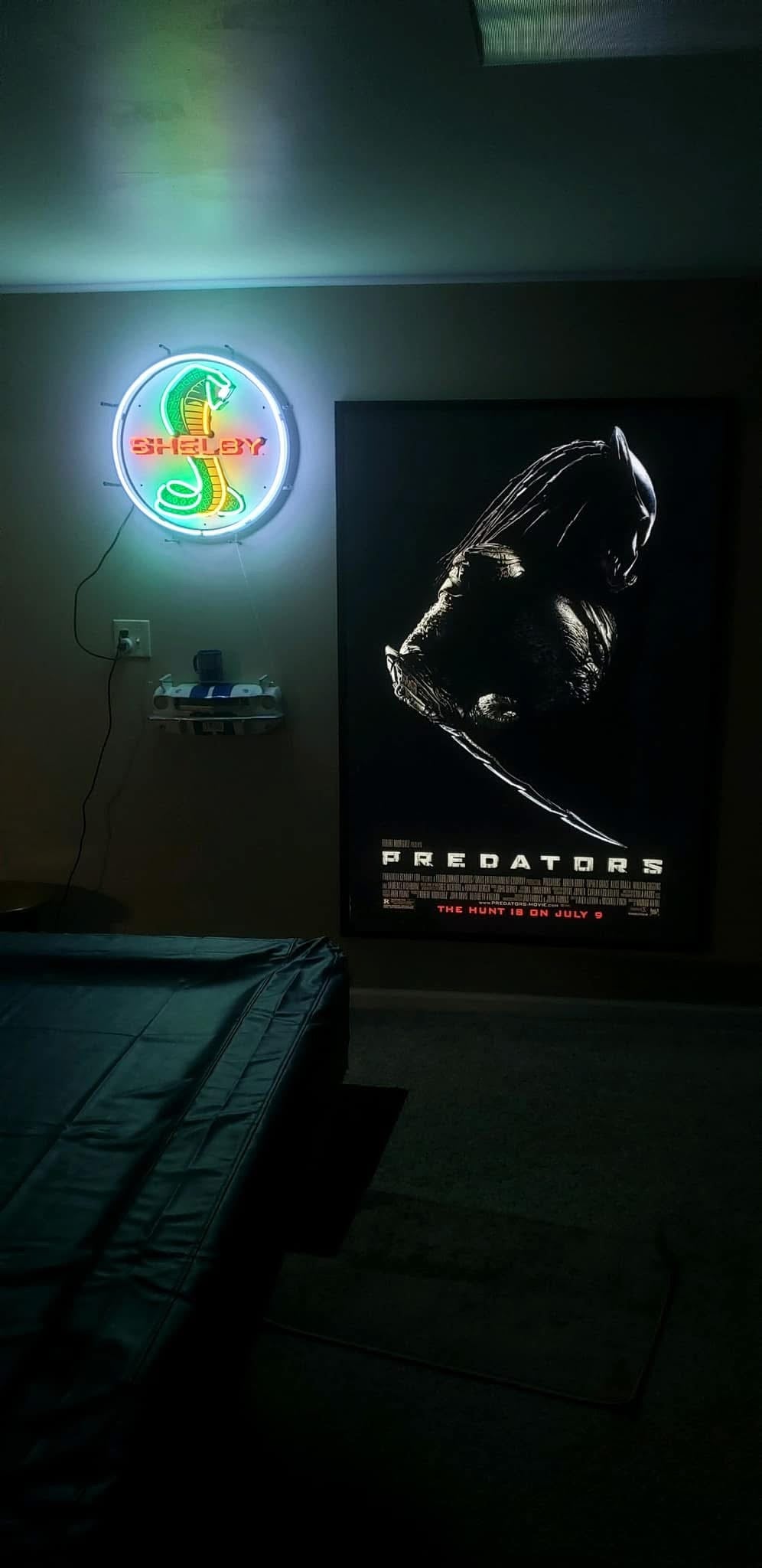 1 Qty Glowbox "World Famous" LED Poster Frame - Select Poster Size: