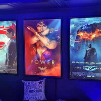 1) Glowbox "World Famous" LED Poster Frame - Select size here: