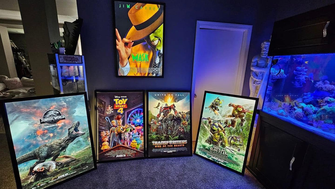 1 Qty Glowbox "World Famous" LED Poster Frame - Select size here:
