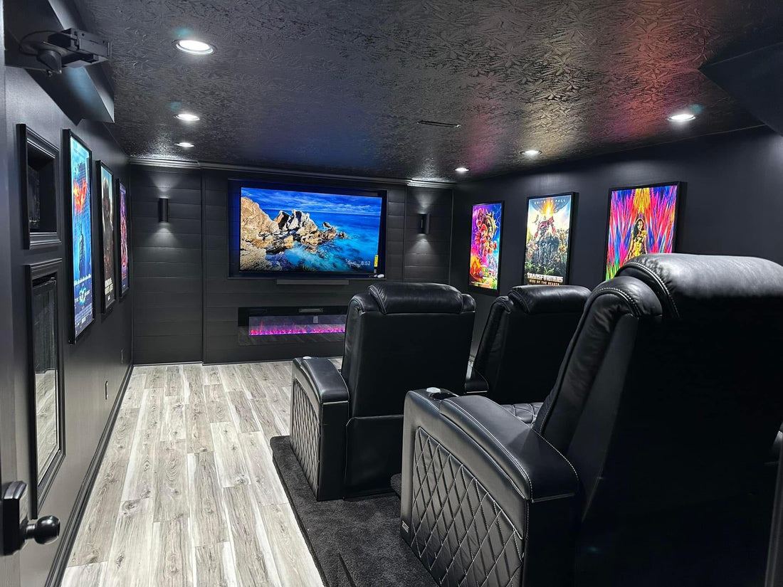 1 Qty Glowbox "World Famous" LED Poster Frame - Select Poster Size: