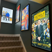 1) Glowbox "World Famous" LED Poster Frame - Select size here: