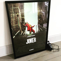 1) Glowbox "World Famous" LED Poster Frame - Select size here: