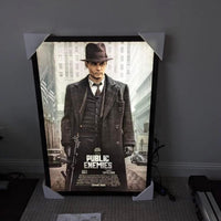 1) Glowbox "World Famous" LED Poster Frame - Select size here: