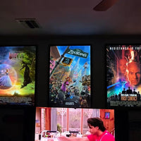 1 27x40" Glowbox "World Famous" LED Poster Frame - Most Popular