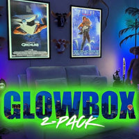 2-PACK Glowbox "World Famous" LED Poster Frames
