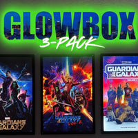 3-PACK Glowbox "World Famous" LED Poster Frames