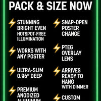 MULTI-PACK BUNDLE DEALS - Glowbox LED Poster Frames