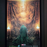 1 Qty Glowbox "World Famous" LED Frame - Select Poster Size: