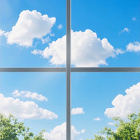 FAUX LED Window Frame + Backlit Scene Print - Select Graphic Print Size: