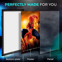 3-Pack Mylar 5x25 Glowbox LED Light Box Poster Frames