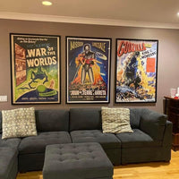 3-PACK 27x40 Glowbox "World Famous" LED Poster Frames - Made in the USA