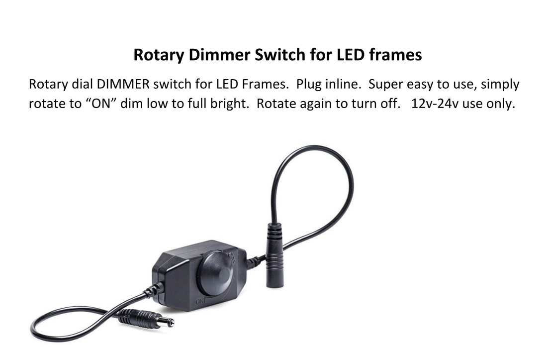 1 Qty Glowbox "World Famous" LED Poster Frame - Select Poster Size: