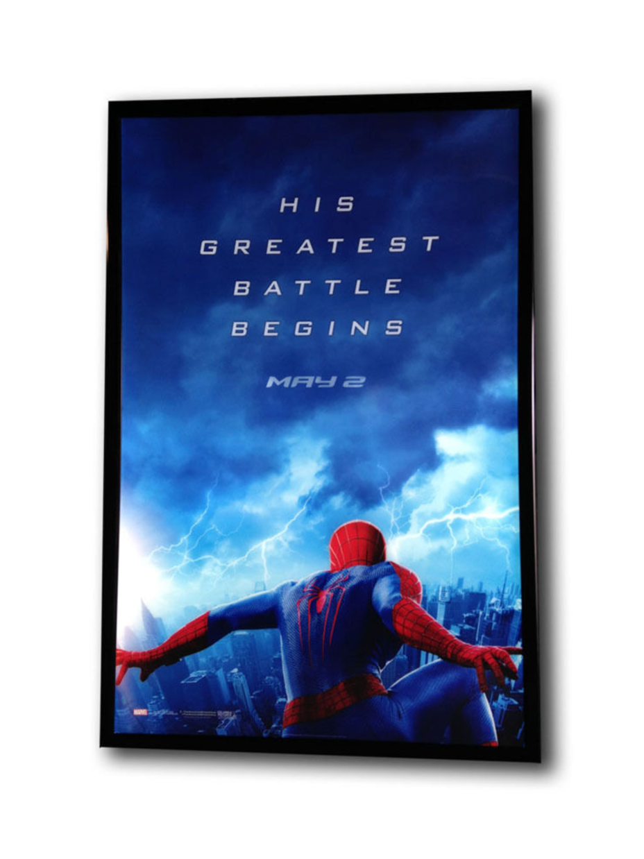 4-PACK Glowbox "World Famous" LED Light Box Poster Frames - Made in the USA