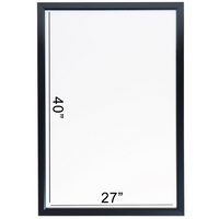 1) Glowbox "World Famous" LED Poster Frame - Select size here: