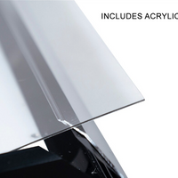 1 Qty Glowbox "World Famous" LED Poster Frame - Select Poster Size: