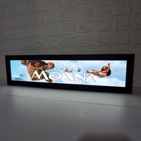 1 QTY Mylar 5x25 Glowbox LED Light Box Poster Frame