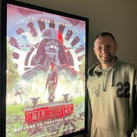 3-PACK Glowbox "World Famous" LED Poster Frames