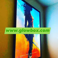 3-PACK 27x40 Glowbox "World Famous" LED Poster Frames - Made in the USA