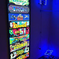 1) Glowbox "World Famous" LED Poster Frame - Select size here: