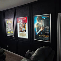 1) Glowbox "World Famous" LED Poster Frame - Select size here: