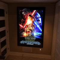 1 Qty Glowbox "World Famous" LED Poster Frame - Select Poster Size: