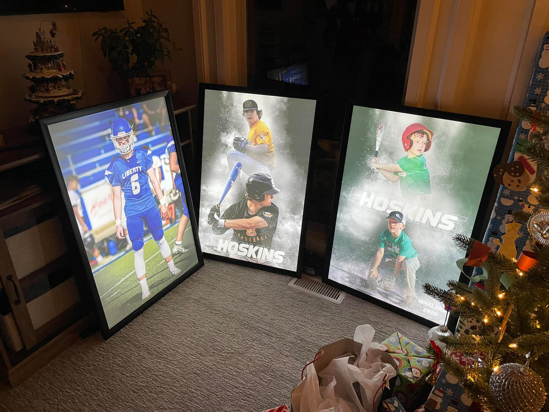 1 Qty Glowbox "World Famous" LED Poster Frame - Select Poster Size: