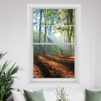 FAUX LED Window Frame - Select Graphic Print Size: