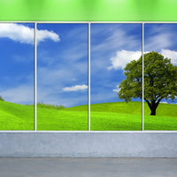 FAUX LED Window Frame - Select Graphic Print Size: