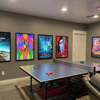 1) Glowbox "World Famous" LED Poster Frame - Select size here: