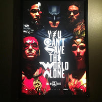 5-PACK Glowbox “World Famous" LED Poster Frames - Made in the USA
