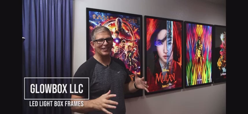 LED Light Box Poster Frames for Home Theaters & Business