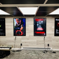 5-PACK Glowbox “World Famous" LED Poster Frames - Made in the USA