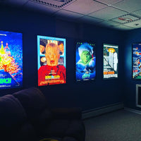 2-PACK Glowbox "World Famous" LED Poster Frames
