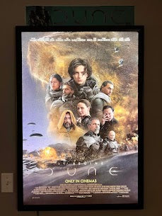 1 Qty Glowbox "World Famous" LED Poster Frame - Select Poster Size: