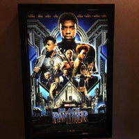 1) Glowbox "World Famous" LED Poster Frame - Select size here: