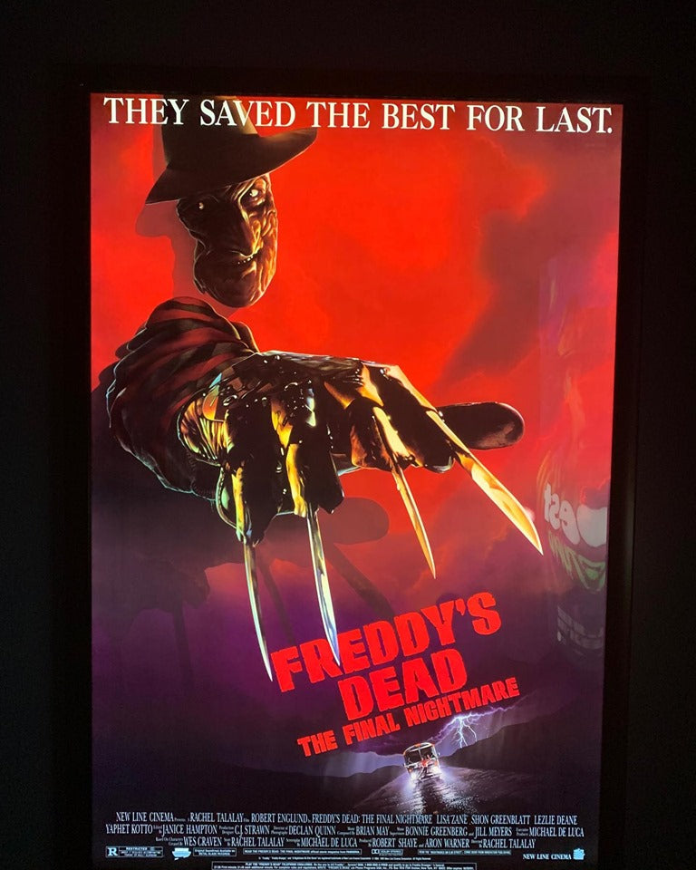 1 Qty Glowbox "World Famous" LED Poster Frame - Select Poster Size: