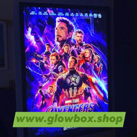 6-PACK Glowbox "World Famous" LED Poster Frames